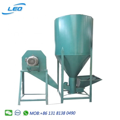 Low carbon steel vertical heating cylinder and mixer for animal feed and poultry feed