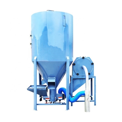 Animal Feed Production Line Durable Crusher Mixer Feed Machine And Vertical Dust-proof Feed Machine